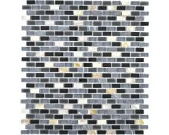 Glasmozaïek XCM B13S Zwart 31x28,5 Cm