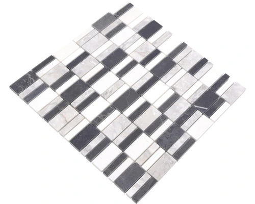 Natuursteen Mozaïek XNM BC449 Zwart/wit/grijs 30x30 Cm 7 Natuursteen Mozaïek XNM BC449 Zwart/wit/grijs 30x30 Cm - Afbeelding 5