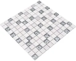 Glasmozaïek XNM Q10 Kristal/steen/staal Wit30x30 Cm 10 Glasmozaïek XNM Q10 Kristal/steen/staal Wit30x30 Cm -Vloertegels Winkel DV 8 10183966 03 4c DE 20190914211654