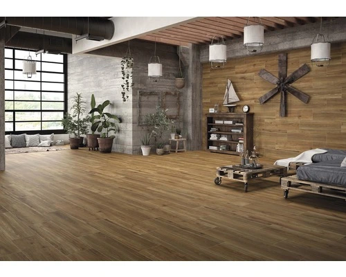 Wand- En Vloertegel Ville Honing Houtlook 30x150 Cm Gerectificeerd 4 Wand- En Vloertegel Ville Honing Houtlook 30x150 Cm Gerectificeerd - Afbeelding 2