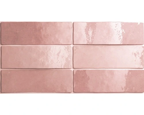 Wandtegel Handvorm Rose Mallow 6,5x20 Cm 3 Wandtegel Handvorm Rose Mallow 6,5x20 Cm