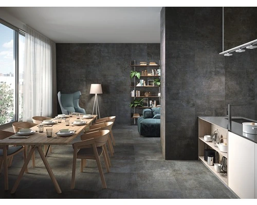 Wand- En Vloertegel Industrial Night Lappato 120x60 Cm Gerectificeerd 4 Wand- En Vloertegel Industrial Night Lappato 120x60 Cm Gerectificeerd - Afbeelding 2