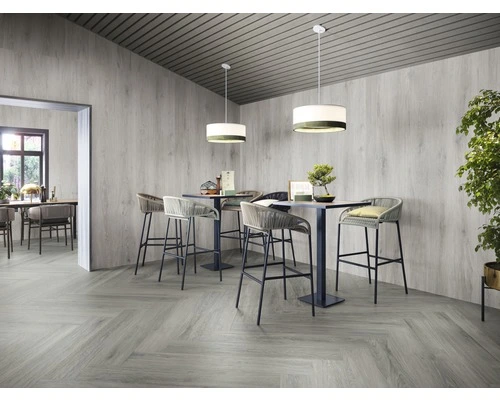 Wand- En Vloertegel Count Grey 20 X 120 Cm Gerectificeerd 4 Wand- En Vloertegel Count Grey 20 X 120 Cm Gerectificeerd - Afbeelding 2