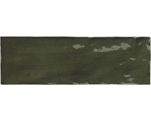 Wandtegel Handvorm Coastline Botanical Green 6,5x20 Cm 4 Wandtegel Handvorm Coastline Botanical Green 6,5x20 Cm - Afbeelding 2