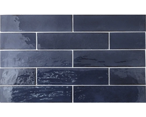 Wandtegel Handvorm Manhattan Blue Note 6x24 Cm 3 Wandtegel Handvorm Manhattan Blue Note 6x24 Cm