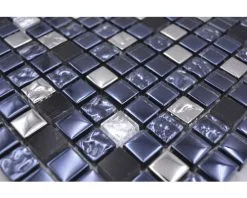 Glasmozaïek XCM M660 Zwart/zilver 30x30 Cm 10 Glasmozaïek XCM M660 Zwart/zilver 30x30 Cm -Vloertegels Winkel DV 8 10435470 01 4c NL 20210326051752