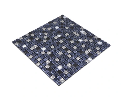 Glasmozaïek XCM M660 Zwart/zilver 30x30 Cm 7 Glasmozaïek XCM M660 Zwart/zilver 30x30 Cm - Afbeelding 5