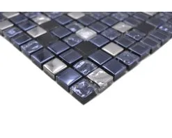 Glasmozaïek XCM M660 Zwart/zilver 30x30 Cm 9 Glasmozaïek XCM M660 Zwart/zilver 30x30 Cm -Vloertegels Winkel DV 8 10435470 04 4c NL 20210326051752