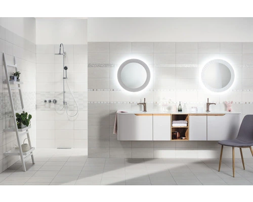 Wandtegel Jarda Light Grey 19.8 X 59.8 Cm 4 Wandtegel Jarda Light Grey 19.8 X 59.8 Cm - Afbeelding 2