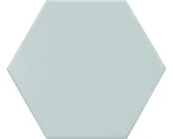 Wand- En Vloertegel Qroma Zeshoek Clair Blue 10.1 X 11.6 Cm