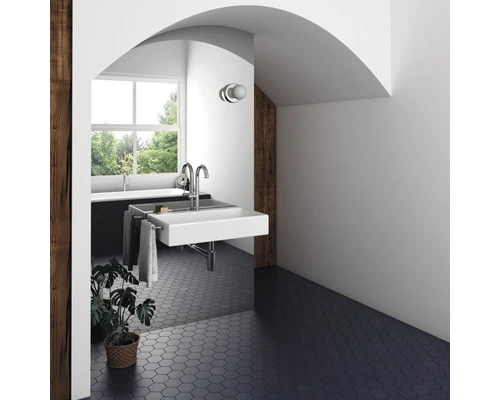 Wand- En Vloertegel Qroma Zeshoek Naval Blue 10.1 X 11.6 Cm 4 Wand- En Vloertegel Qroma Zeshoek Naval Blue 10.1 X 11.6 Cm - Afbeelding 2