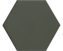 Wand- En Vloertegel Qroma Zeshoek Green 10.1 X 11.6 Cm