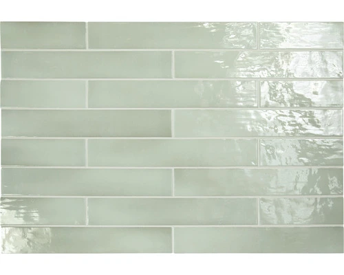 Wandtegel Handvorm Artcore Mint 6,5 X 40 Cm 3 Wandtegel Handvorm Artcore Mint 6,5 X 40 Cm