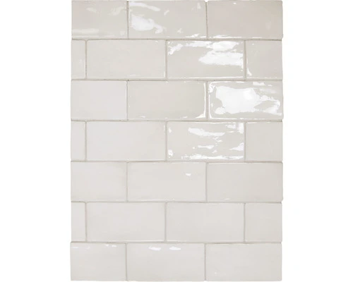 Wandtegel Handvorm Artcore White 7.5 X 15 Cm 3 Wandtegel Handvorm Artcore White 7.5 X 15 Cm