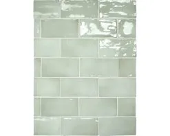 Wandtegel Handvorm Artcore Mint 7.5 X 15 Cm