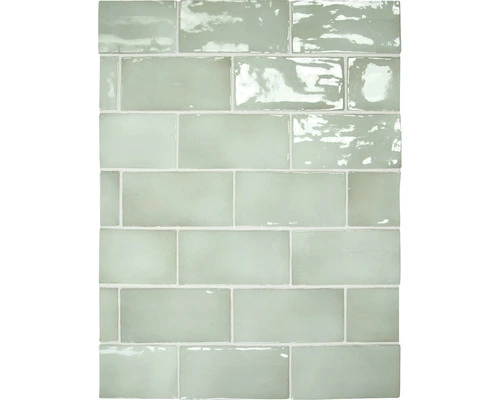 Wandtegel Handvorm Artcore Mint 7.5 X 15 Cm 3 Wandtegel Handvorm Artcore Mint 7.5 X 15 Cm