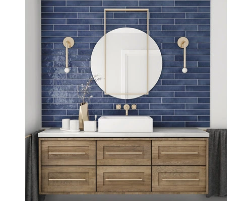 Wandtegel Handvorm Artcore Ocean 6 X 40 Cm 4 Wandtegel Handvorm Artcore Ocean 6 X 40 Cm - Afbeelding 2