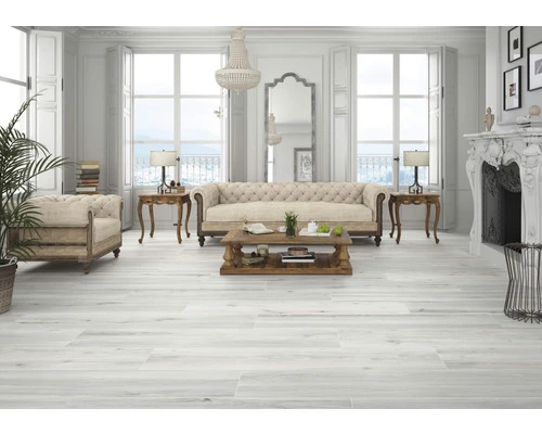 Wand- En Vloertegel Houtlook Ville Blanco 30 X 150 Cm Gerectificeerd 4 Wand- En Vloertegel Houtlook Ville Blanco 30 X 150 Cm Gerectificeerd - Afbeelding 2