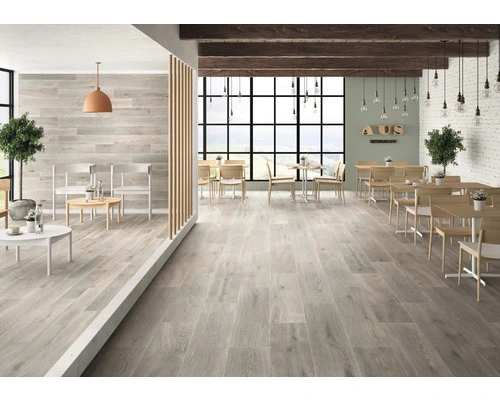 Wand- En Vloertegel Artwood Argent Houtlook 23 X 120 Cm Gerectificeerd 4 Wand- En Vloertegel Artwood Argent Houtlook 23 X 120 Cm Gerectificeerd - Afbeelding 2