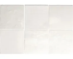 Wandtegel Handmade White 13,2x13,2 Cm