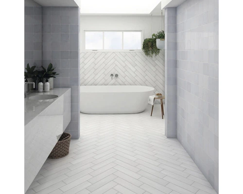 Wand- En Vloertegel Omboly White 9,2x36,8 Cm 4 Wand- En Vloertegel Omboly White 9,2x36,8 Cm - Afbeelding 2