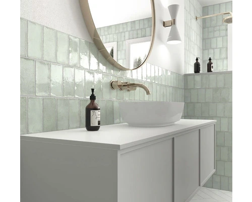 Wandtegel Handvorm Olteya Matcha 7,5x15 Cm 4 Wandtegel Handvorm Olteya Matcha 7,5x15 Cm - Afbeelding 2