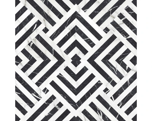 Wand- En Vloertegel Ketzbi Black&white 45x45 Cm 3 Wand- En Vloertegel Ketzbi Black&white 45x45 Cm