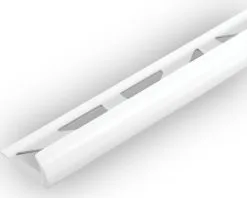 DURAL Kwartrond-profiel Durabord DBP 1230 PVC Wit, Lengte 250 Cm Hoogte 12,5 Mm