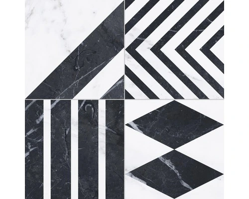 Wand- En Vloertegel Velvet Geo Negro 33,15x33,15 Cm 3 Wand- En Vloertegel Velvet Geo Negro 33,15x33,15 Cm