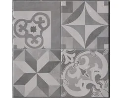 Wand- En Vloertegel Cementina Grey 34x34cm