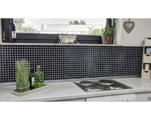 Keramisch Mozaïek B 890 Zwart 30,5x32,5 Cm 5 Keramisch Mozaïek B 890 Zwart 30,5x32,5 Cm - Afbeelding 3