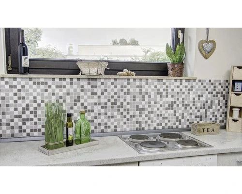 Keramisch Mozaïek BM 500 Wit/grijs Mix 30,5x33 Cm 6 Keramisch Mozaïek BM 500 Wit/grijs Mix 30,5x33 Cm - Afbeelding 4