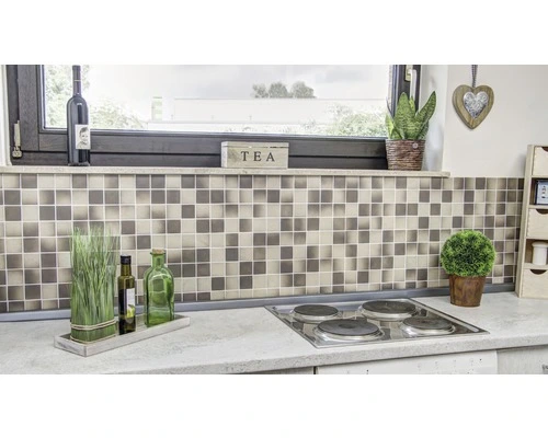 Keramisch Mozaïek CD 215 Biege/bruin Mix 30,5x30,5 Cm Antislip 5 Keramisch Mozaïek CD 215 Biege/bruin Mix 30,5x30,5 Cm Antislip - Afbeelding 3