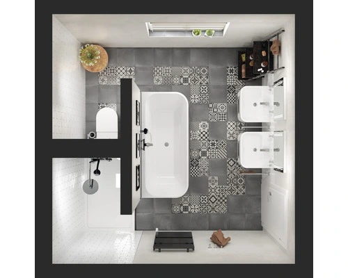 Wand- En Vloertegel Heritage Black 33x33 Cm 24 Wand- En Vloertegel Heritage Black 33x33 Cm - Afbeelding 22