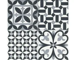 Wand- En Vloertegel Heritage Black 33x33 Cm