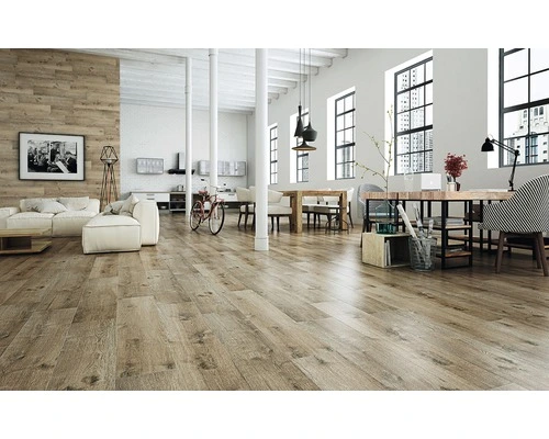 Wand-en Vloertegel Merbau Viejo Houtlook 23,3x120 Cm 4 Wand-en Vloertegel Merbau Viejo Houtlook 23,3x120 Cm - Afbeelding 2