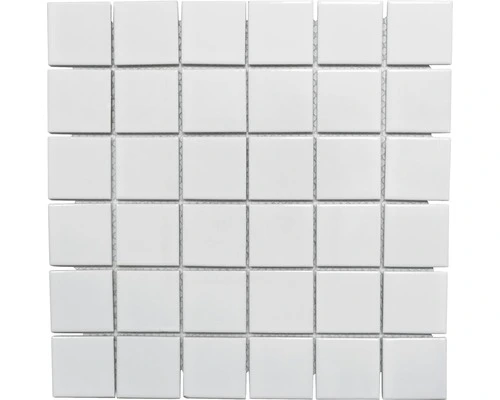 Keramisch Mozaïek CD 102 Wit Glans 30x30 Cm 3 Keramisch Mozaïek CD 102 Wit Glans 30x30 Cm