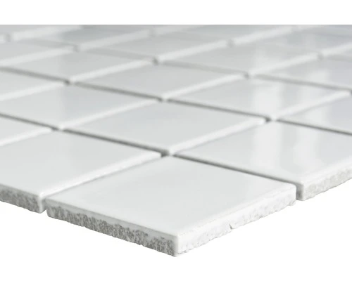 Keramisch Mozaïek CD 102 Wit Glans 30x30 Cm 4 Keramisch Mozaïek CD 102 Wit Glans 30x30 Cm - Afbeelding 2