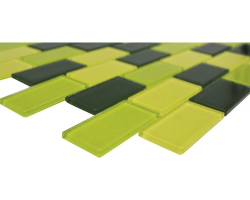 Glasmozaïek Crystal CM 4454 Groen Mix 32,7x30,2 Cm 4 Glasmozaïek Crystal CM 4454 Groen Mix 32,7x30,2 Cm - Afbeelding 2