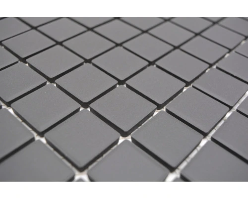 Keramisch Mozaïek Uni Zwart Ongeglazuurd 32,7x30,2 Cm Antislip 9 Keramisch Mozaïek Uni Zwart Ongeglazuurd 32,7x30,2 Cm Antislip - Afbeelding 7