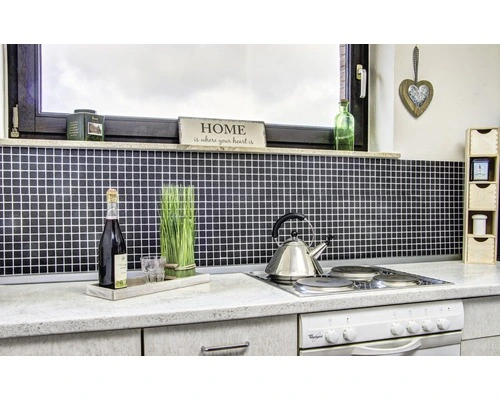 Keramisch Mozaïek Uni Zwart Ongeglazuurd 32,7x30,2 Cm Antislip 7 Keramisch Mozaïek Uni Zwart Ongeglazuurd 32,7x30,2 Cm Antislip - Afbeelding 5