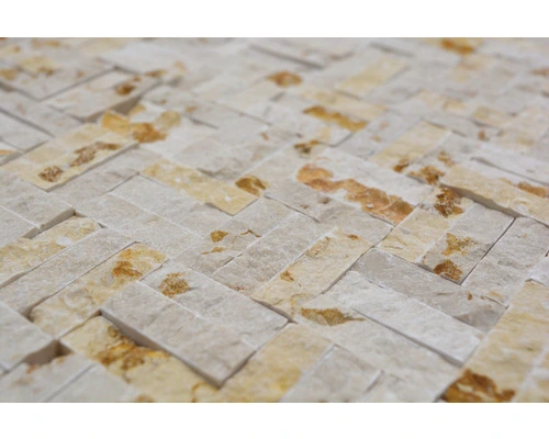 Natuursteen Mozaïek MOS X3D 63 Beige 30x30 Cm 5 Natuursteen Mozaïek MOS X3D 63 Beige 30x30 Cm - Afbeelding 3