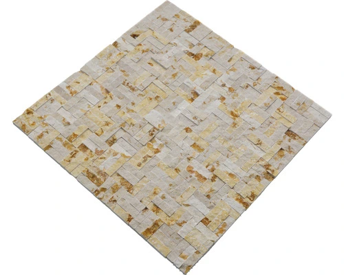Natuursteen Mozaïek MOS X3D 63 Beige 30x30 Cm 6 Natuursteen Mozaïek MOS X3D 63 Beige 30x30 Cm - Afbeelding 4