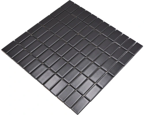 Keramisch Mozaïek ST395 Zwart Mat 30x30 Cm 6 Keramisch Mozaïek ST395 Zwart Mat 30x30 Cm - Afbeelding 4