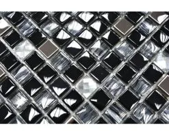Glasmozaïek Chrystal XCM M780 Zwart/wit/zilver/grijs 30x30 Cm 7 Glasmozaïek Chrystal XCM M780 Zwart/wit/zilver/grijs 30x30 Cm -Vloertegels Winkel DV 8 5836608 03 4c DE 20190103111651