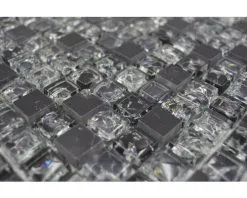 Glasmozaïek Chrystal XIC 1028 Zwart Mix Craquelé/gebroken Glas 30,5x30,5 Cm 10 Glasmozaïek Chrystal XIC 1028 Zwart Mix Craquelé/gebroken Glas 30,5x30,5 Cm -Vloertegels Winkel DV 8 5836629 04 4c DE 20210308114048