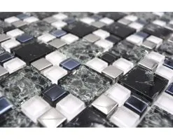 Glasmozaïek Chrystal XICK 1499 Zwart/wit/zilver Craquelé/gebroken Glas 33,8x33,8 Cm 21 Glasmozaïek Chrystal XICK 1499 Zwart/wit/zilver Craquelé/gebroken Glas 33,8x33,8 Cm -Vloertegels Winkel DV 8 5836639 10 4c DE 20210330051652
