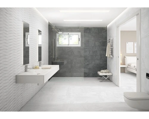 Wand- En Vloertegel Varana Blanco 32x62,5 Cm 4 Wand- En Vloertegel Varana Blanco 32x62,5 Cm - Afbeelding 2