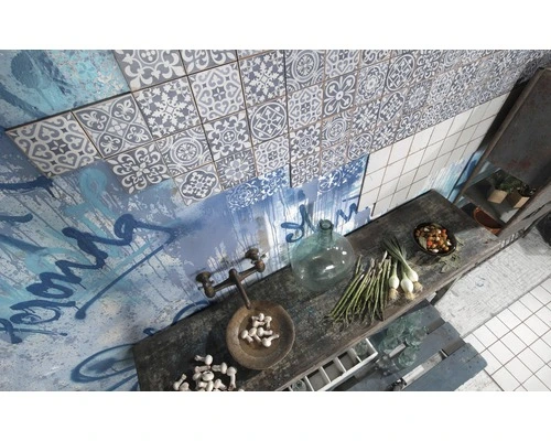 Wand- En Vloertegel Faenza-A Blauw 33x33 Cm 5 Wand- En Vloertegel Faenza-A Blauw 33x33 Cm - Afbeelding 4