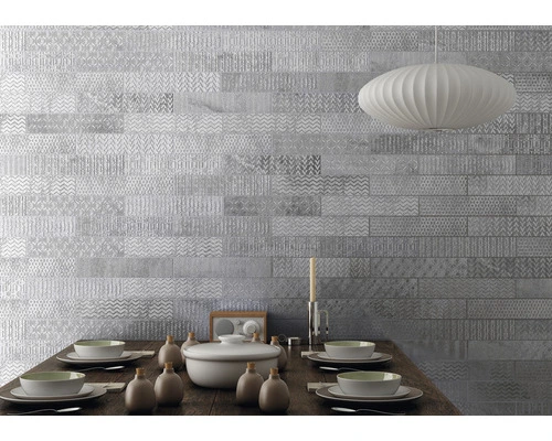 Vloertegel Brickbold Grijs Decor 8x33,15 Cm 7 Vloertegel Brickbold Grijs Decor 8x33,15 Cm - Afbeelding 5